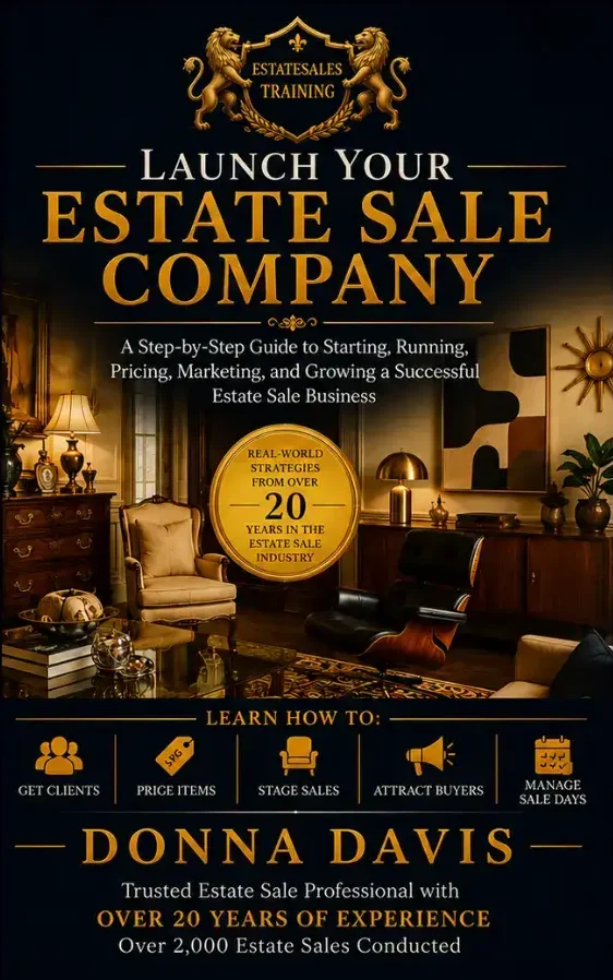 launch your estate sales company by donna davis